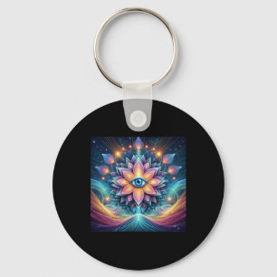 Yoga Ajna Awareness Third Eye Chakra Brahman Key Ring