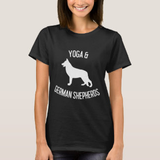 Yoga Amp German Shepherds Dog Lover T-Shirt
