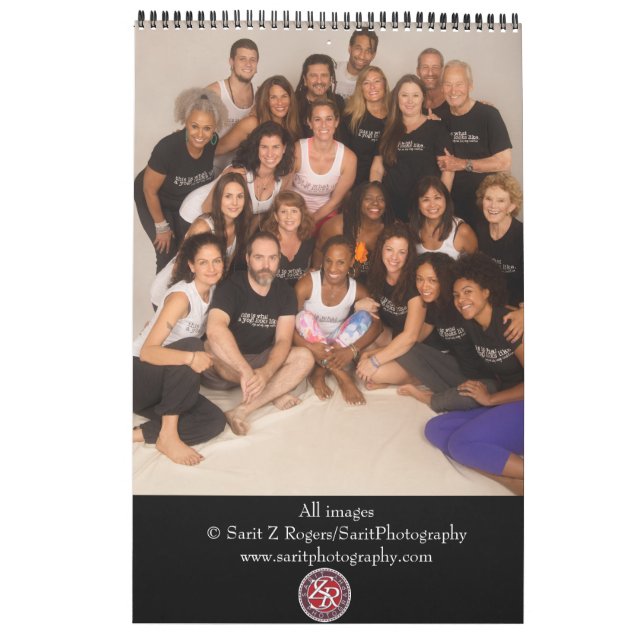 Yoga and Body Image Coalition 15-month Calendar (Back)