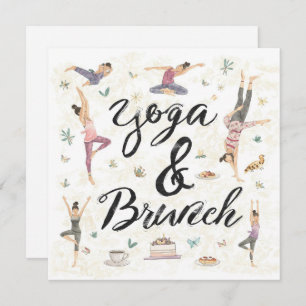 Yoga and Brunch  Invitation