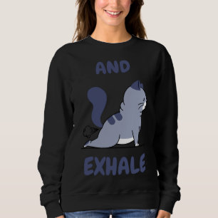 Yoga And Exhale Relaxed Fit Sweatshirt