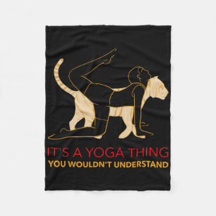Yoga And Fitness Design For The Gym, The Trail And Fleece Blanket