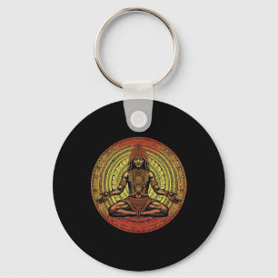 Yoga And Meditation Zen Buddhism Key Ring