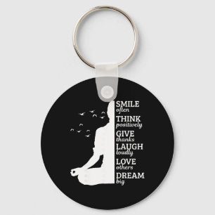 Yoga Apparel Co. Meditation Yoga Buddhism Spiritua Key Ring