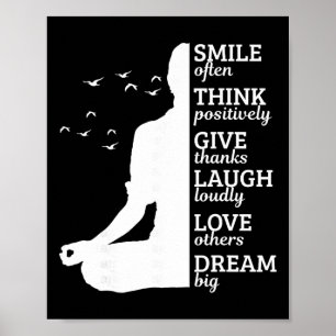 Yoga Apparel Co. Meditation Yoga Buddhism Spiritua Poster