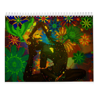 Yoga Art Calendar by Karmym for 2016