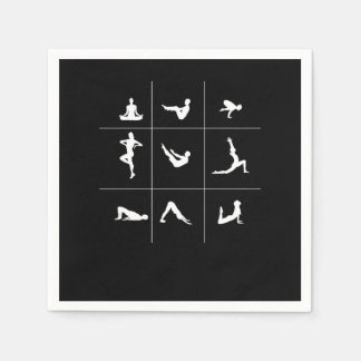 Yoga Asana Buddhism Meditation Spiritual Zen Gift Napkin
