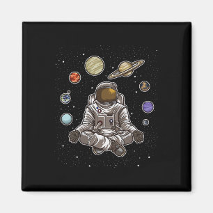 Yoga Astronaut Meditates In Space And Feels The Ga Magnet