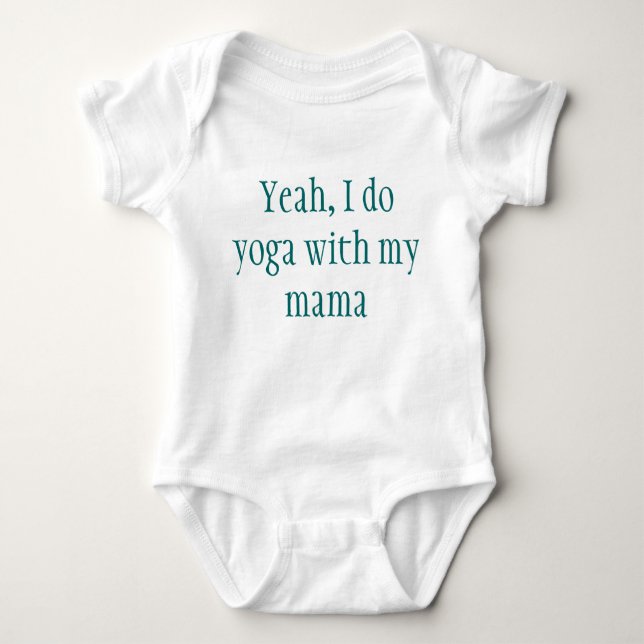 Yoga Baby Baby Bodysuit (Front)