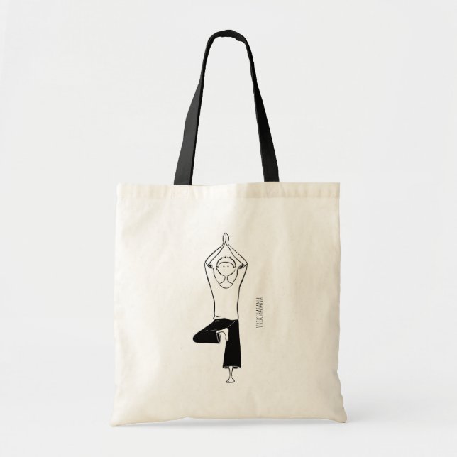 Yoga bag with Vrikshasana (Front)