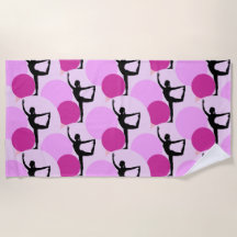 Yoga Beach Towel