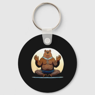 Yoga Bears _1 Key Ring