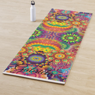 Yoga beautiful colours fitness Personalised YOGA Mat