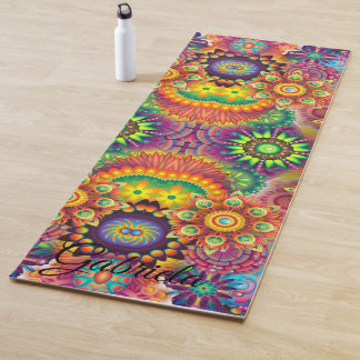 Yoga beautiful colours fitness Personalised YOGA Yoga Mat