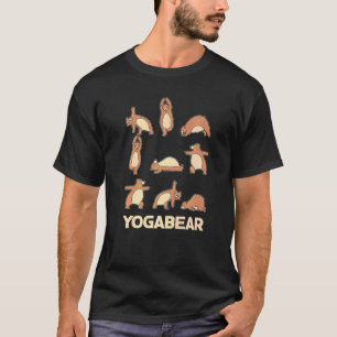 Yoga Berries Bear Pose Berry Motive Meditation Acr T-Shirt