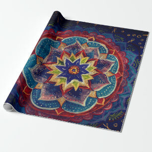 Yoga Birthday Gift Wrapping Paper