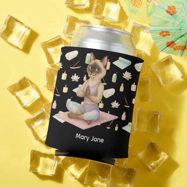  Yoga Birthday Party for Siamese Cat Lovers  Can Cooler (In Situ Summer)