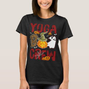Yoga Boo Crew Halloween Yoga Instructor Costume  T-Shirt
