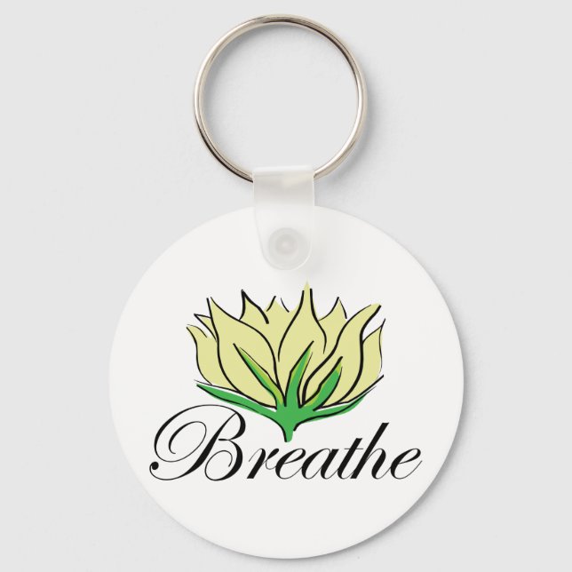 Yoga Breathe Key Ring (Front)