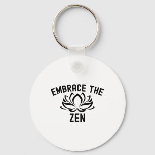 Yoga Buddhism Zen Spiritual Yoga Meditation Key Ring