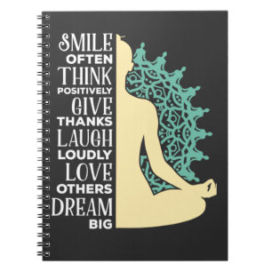 Yoga Buddhist Meditation Quote Zen Buddhism Notebook