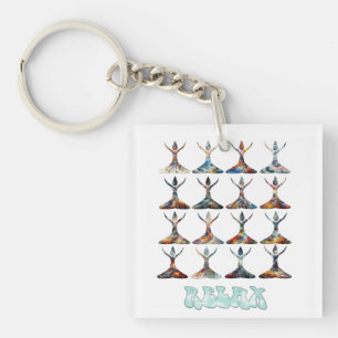 Yoga Buddies Key Ring