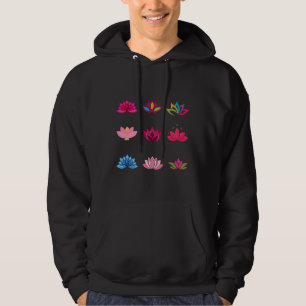 Yoga Bulkbuy Lotus Flower Pack Hoodie