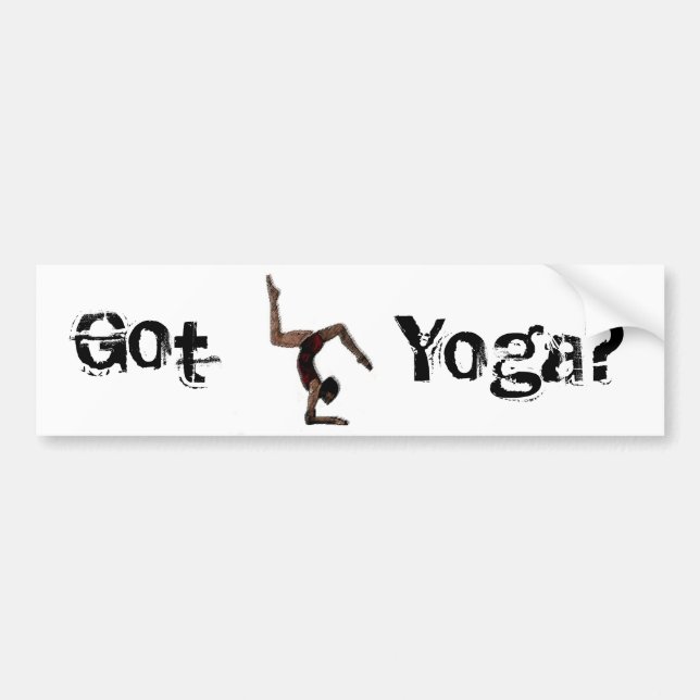 Yoga Bumper Sticker (Front)