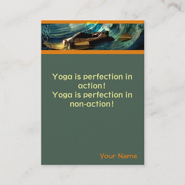 Yoga Business Card (Front)