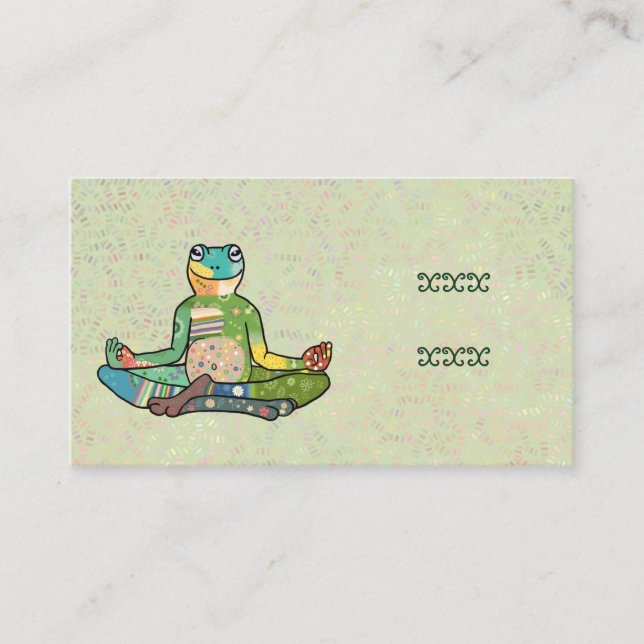 yoga business card (Front)