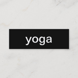 Yoga Business Card