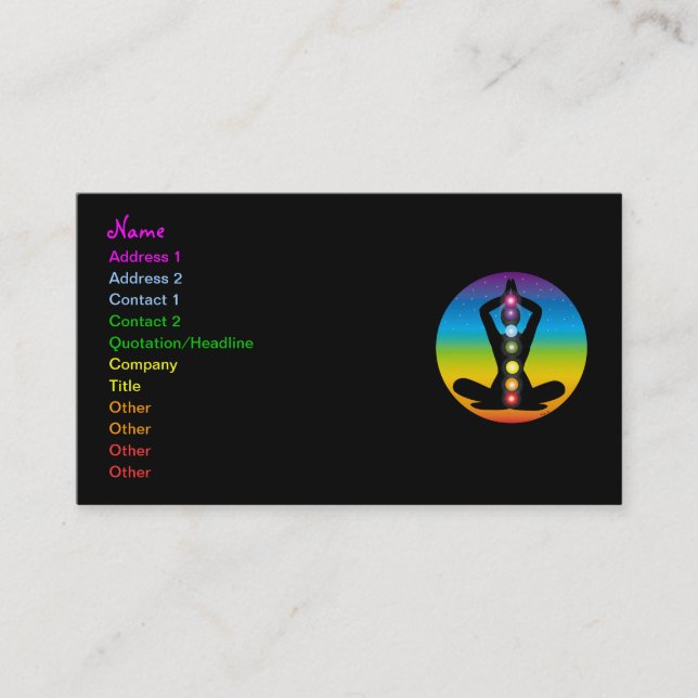 Yoga Business Card (Front)