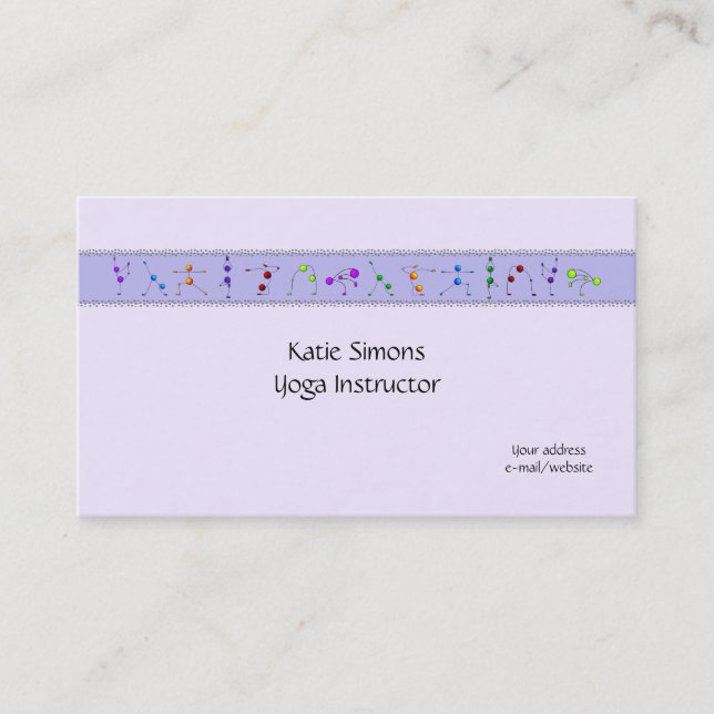Yoga Business Cards (Front)