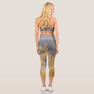 Yoga capri for any day wear casual or active wear.