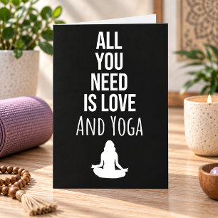 Yoga Cards For Yogi Woman For Her