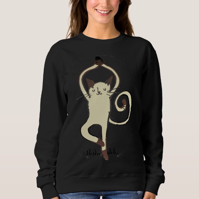 Yoga Cat 22 Sweatshirt (Front)