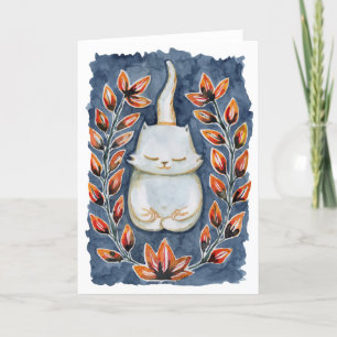 Yoga Cat Greeting Card