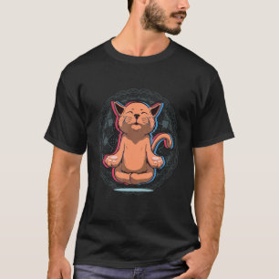 Yoga Cat Hatha Vinyasa Kundalini Ashtanga Power Iy T-Shirt