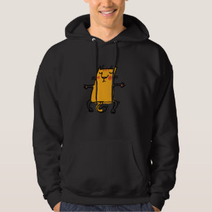 Yoga cat, meditation cat hoodie