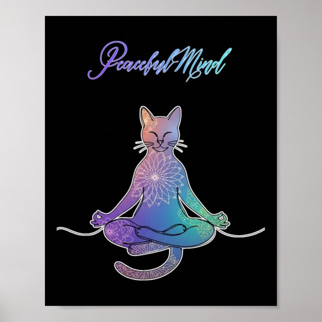 Yoga Cat  Poster (Front)