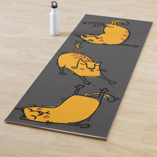 Yoga Cats Grey  Mat