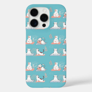 Yoga Cats Lotus iPhone 16 Pro Case