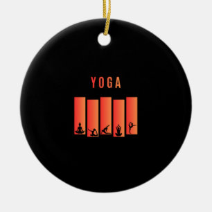 Yoga Ceramic Ornament