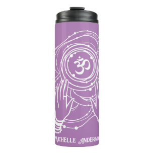 Yoga Chakra Crown Mantra Thermal Tumbler
