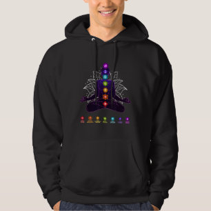 Yoga Chakra Spiritual Body System Meditation Hoodie