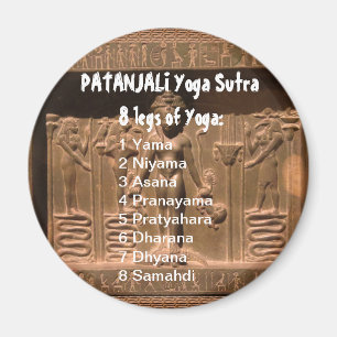 YOGA Checklist : 8 steps of PATANJALI SUTRA Magnet