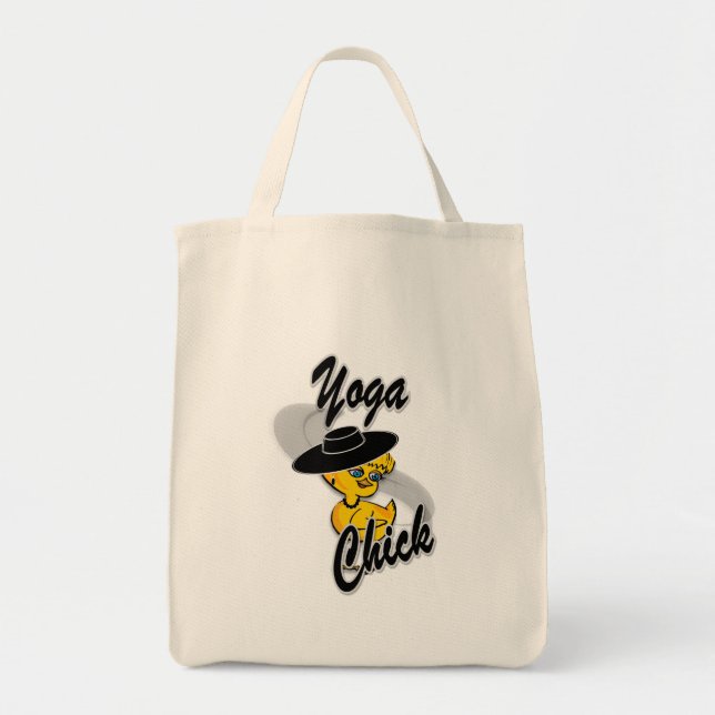 Yoga Chick #4 Tote Bag (Front)