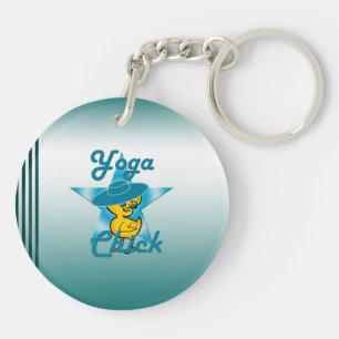 Yoga Chick #7 Key Ring