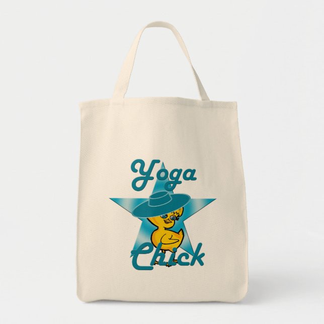 Yoga Chick #7 Tote Bag (Front)