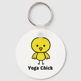 Yoga Chick Key Ring